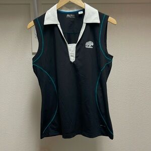 Annika sleeveless golf shirt